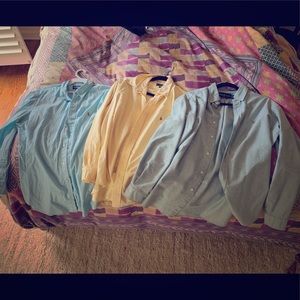 3 Ralph Lauren Classic Fit button downs
